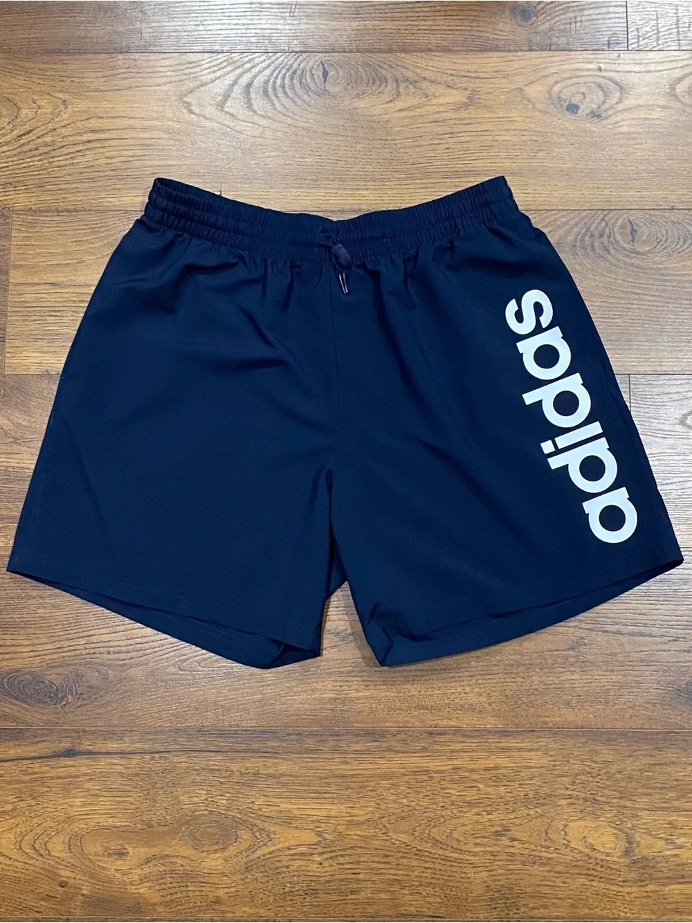 adidas Men’s AEROREADY Linear Chelsea Dual-Branded Legend Ink Shorts Size XL
